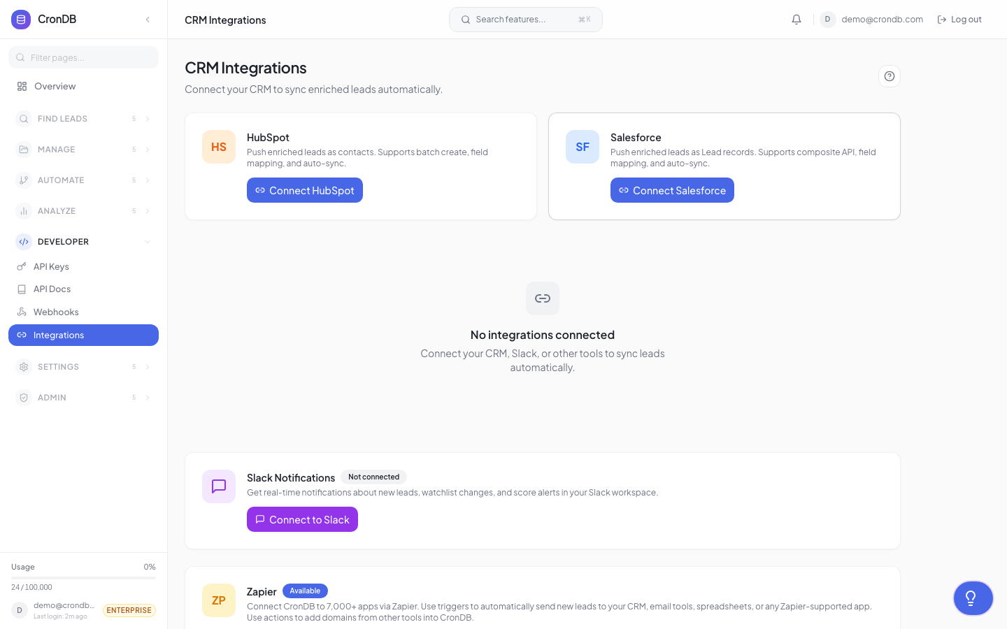 Integrations