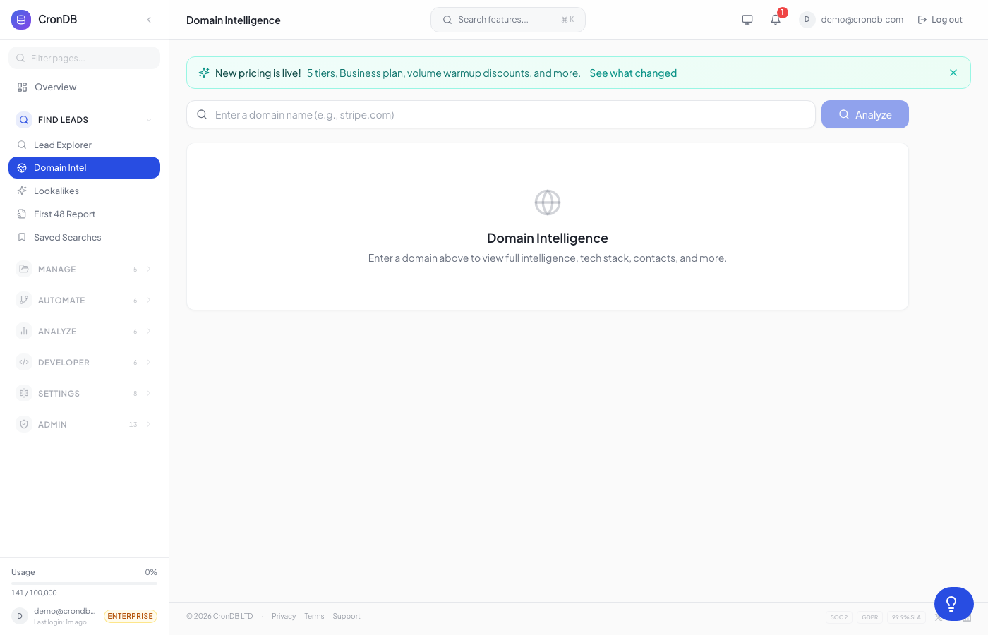 Domain Intelligence